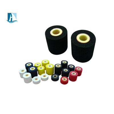 Máquina de codificación de rollos de tinta multicolor Roller de tinta de fusión en caliente con tinta esponjosa y sólida