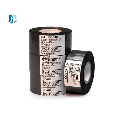 SCF900 LC1 FC3 Impresora de cinta de estampado en caliente Suministros de 25 mm * 100 m Folieta de codificación de fecha de color