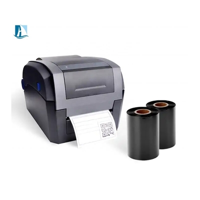 Película de papel de resina de cera de la cinta de la impresora de lápiz con transferencia térmica y rollo de tinta metálica