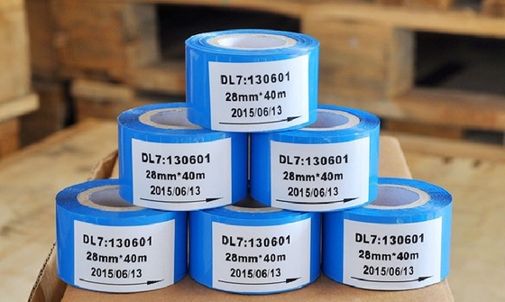 12 mm de ancho colorido cinta de sello caliente cumple con los requisitos del cliente para la máquina de fax