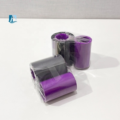 Impresora Zebra cinta de resina de cera compatible para impresión de códigos de barras resistentes al desgaste y corte