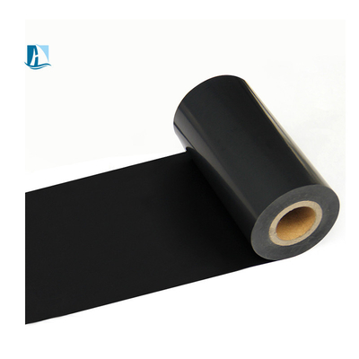 Bajo MOQ Negro TTR cinta de transferencia térmica grado de cera para impresoras Zebra 1 pulgada tamaño del núcleo