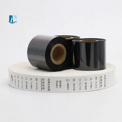 Cinturón TTR de transferencia térmica de resina mejorada con cera de grado personalizado de 110 mm para tinta de código de barras