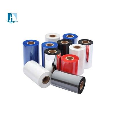 Lado de la tinta Fuera de la resina de cera cinta de transferencia térmica para la impresión de códigos de barras 110mm-300m TTR