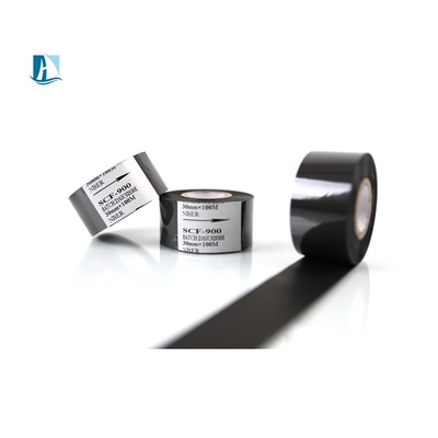 Cinturón original de sello caliente de color negro para impresora SCF900 30 * 100m Solicitud personalizada