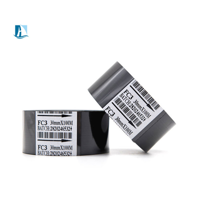 Velocidad de codificación 30-600/minuto Máquina de codificación de papel de estampado en caliente con cinta de color negro de 25 mm