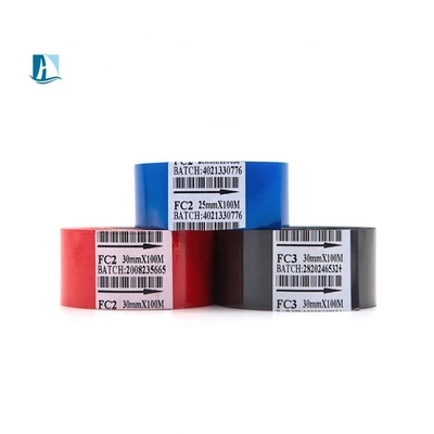 Velocidad de codificación 30-600/minuto Máquina de codificación de papel de estampado en caliente con cinta de color negro de 25 mm