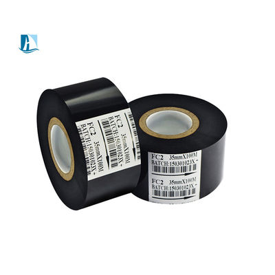 30 mm de ancho 100M de longitud cinta de sello caliente para impresora de código semiautomática