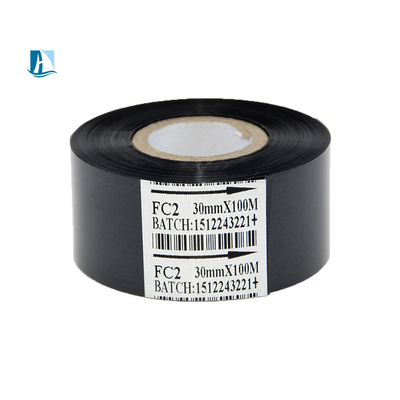 Fuel de codificación caliente de 25 mm de ancho para la temperatura de la impresora de etiquetas 100C-160C Equipo aplicable