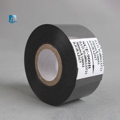 30 mm de ancho Oro Plata cinta de sello caliente para la fecha y el número de lote Impresión 100M de longitud