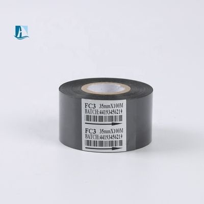 SCF-900 cinta de transferencia térmica para impresora a color Negro Blanco Oro Plata Codificación de fecha