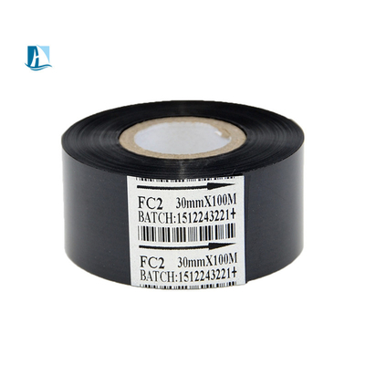Fuel de estampado en caliente de PET dorado para LC1 Negro 40mm*100m h200fr máquina de estampado en caliente