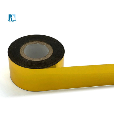 Fuel de estampado en caliente de PET dorado para LC1 Negro 40mm*100m h200fr máquina de estampado en caliente