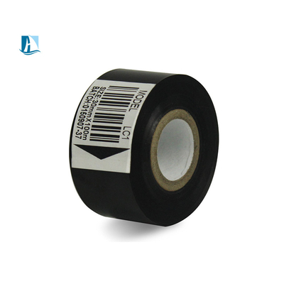 LC1 Estampilla en caliente Negro cinta para impresora fecha de lote Equipo aplicable Máquina de escribir 30*100m
