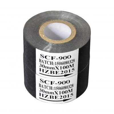 SCF900 SCF907 30mm*100m Fuel de sello caliente de grado A Impresión de fecha roja para la fabricación de etiquetas