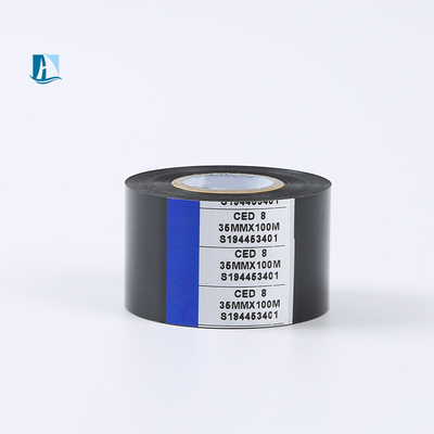 Cortador de cinta de sello caliente negro original de 12 mm de ancho para impresora de codificación profesional