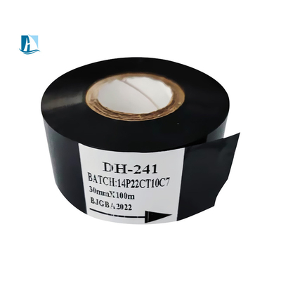 Cortador de cinta de sello caliente negro original de 12 mm de ancho para impresora de codificación profesional