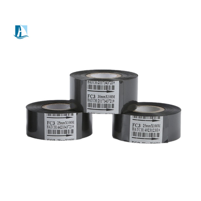 Tamaño personalizable 25mm*100m Fuel Fc3 para cinta de transferencia térmica verde