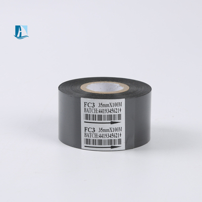 30 mm*100 m cinta de estampado en caliente para el código de fecha en papel/cuero/textil/tejidos/plásticos