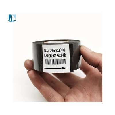 Máquina DY-8 12mm*100m Impresión de fecha cinta de codificación de sello caliente negro para solicitud personalizada