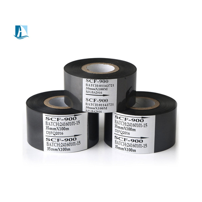 1 pulgada tamaño del núcleo cinta de color de estampado en caliente 40mm * 100m LC1 para TTR Datos de codificación de la impresora