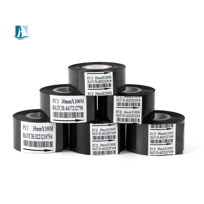 Fabricantes de estampado en caliente de ancho de 12 mm Datos de lote Cinta de tinta Prin para máquina de codificación