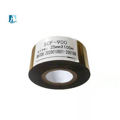 12 mm de ancho SCF900 LC1 Tipo Negro sello de fecha caliente Fuel de codificación para un efecto de impresión perfecto