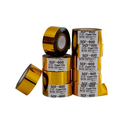 Impresora a color Aplicable Oro de estampado caliente de papel para la máquina de código 30 mm * 100m