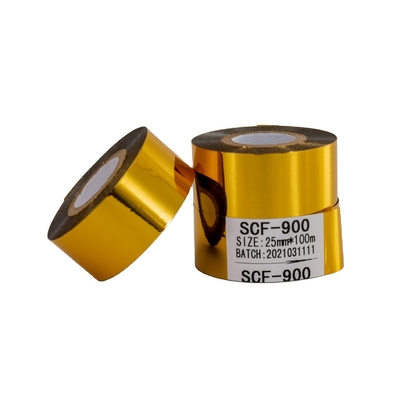 Impresora a color Aplicable Oro de estampado caliente de papel para la máquina de código 30 mm * 100m