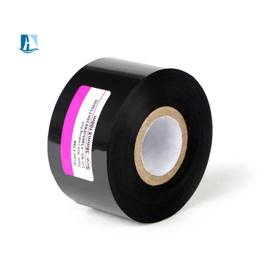 30 mm*100 m cinta de estampación en caliente para papel/cuero/textil/tejidos/plásticos en azul