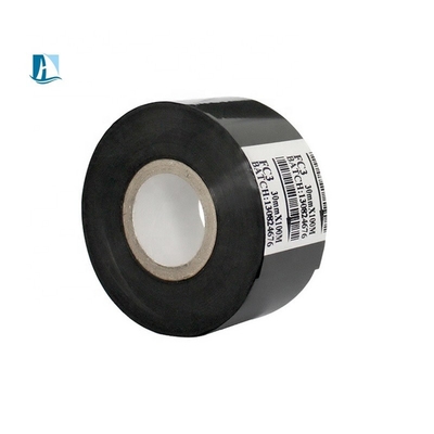 Folieta de codificación de cinta de sello caliente SCF907 negra para el sello de fecha de 30 mm para la impresión del código de lote