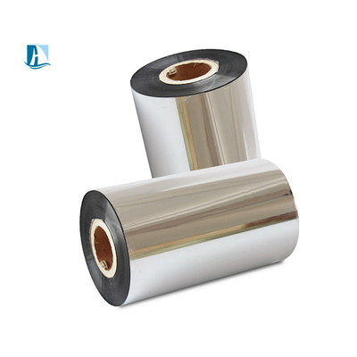 Temperatura de la cinta de transferencia térmica de resina de cera de etiqueta negra 100C-160C para la impresión de etiquetas