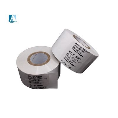 Etiqueta de cinta térmica de impresora con base de cera y resina en el rango de presión 0,3-0,5Mpa