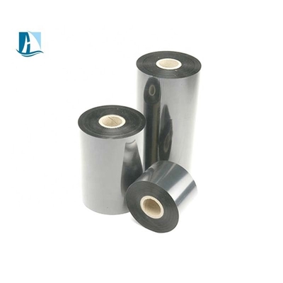 Diseño cinta de transferencia térmica negra cinta de resina de cera impermeable para impresora térmica