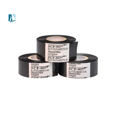 Colorida cinta de papel de estampado caliente de grado A SCF900 30 * 100m para máquina de codificación de fechas