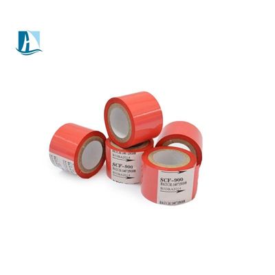 Cinturón de impresora de 24 mm para codificación de color rojo Estampado en caliente e impresión de fecha en película de embalaje