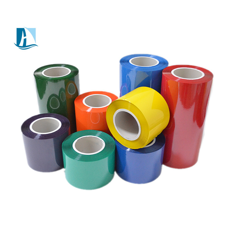 Película de transferencia de PVC de color universal OEM para estampación en caliente de 24 mm de ancho Buena antiadhesión