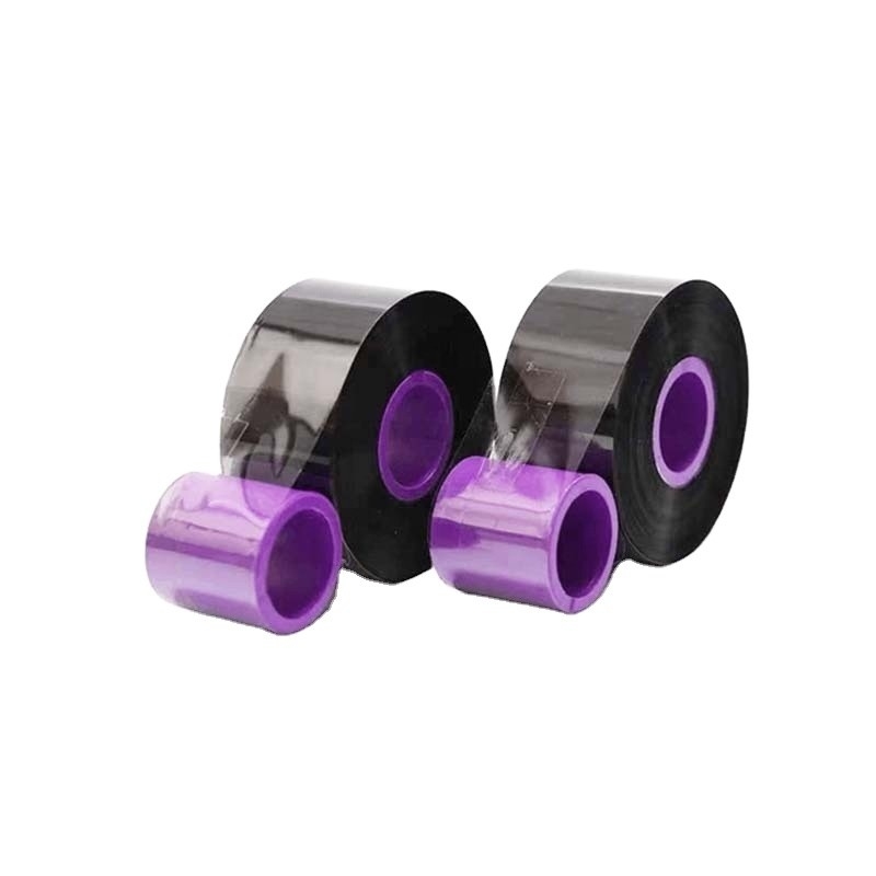Impresora Zebra cinta de resina de cera compatible para impresión de códigos de barras resistentes al desgaste y corte