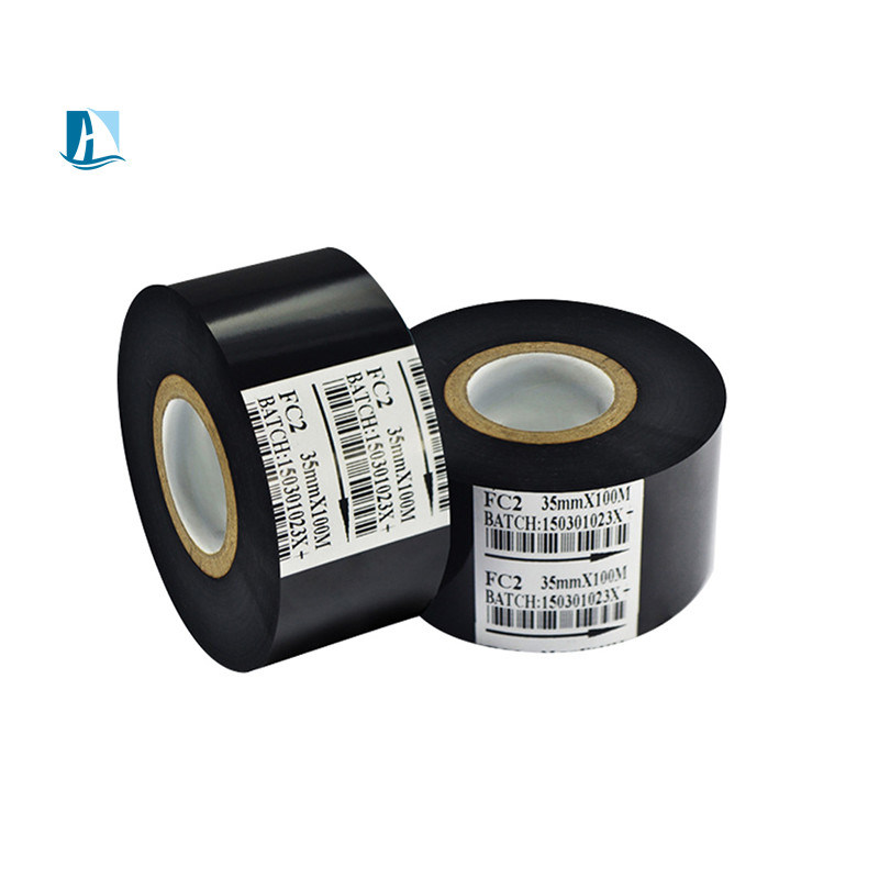 30 mm de ancho 100M de longitud cinta de sello caliente para impresora de código semiautomática