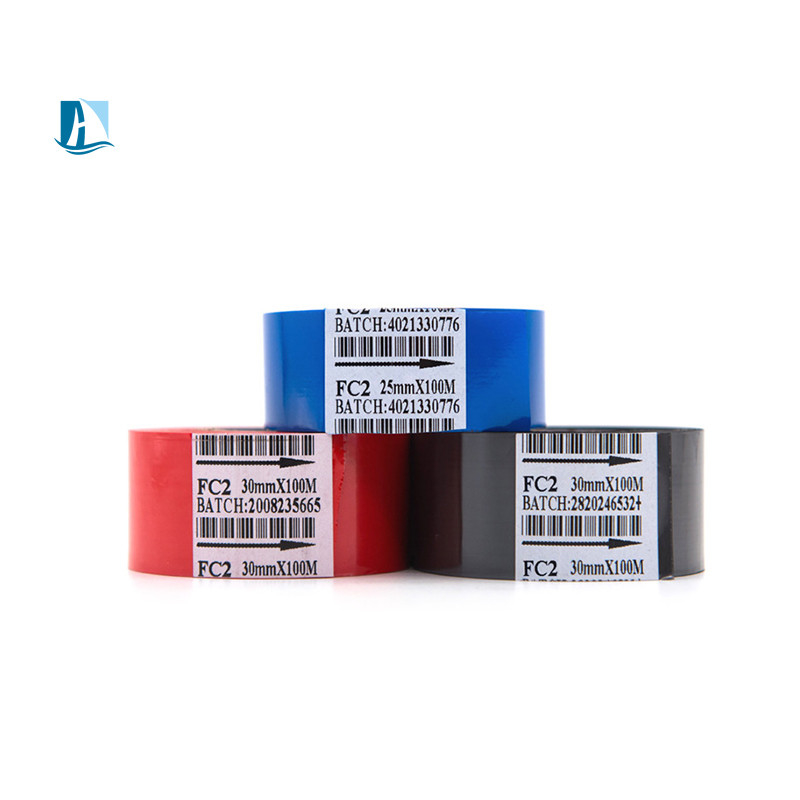 Temperatura 100C-160C SCF900 Negro 25mm de ancho de fecha de codificación de papel para cinta de estampado en caliente