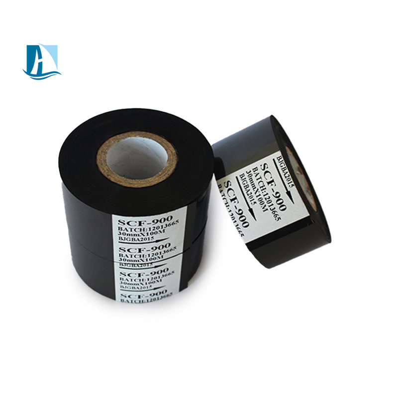 Cinta de sello caliente de plástico para LC1 FC1 SCF900 tamaño personalizado 30mm * 100m máquina de impresión de codificador