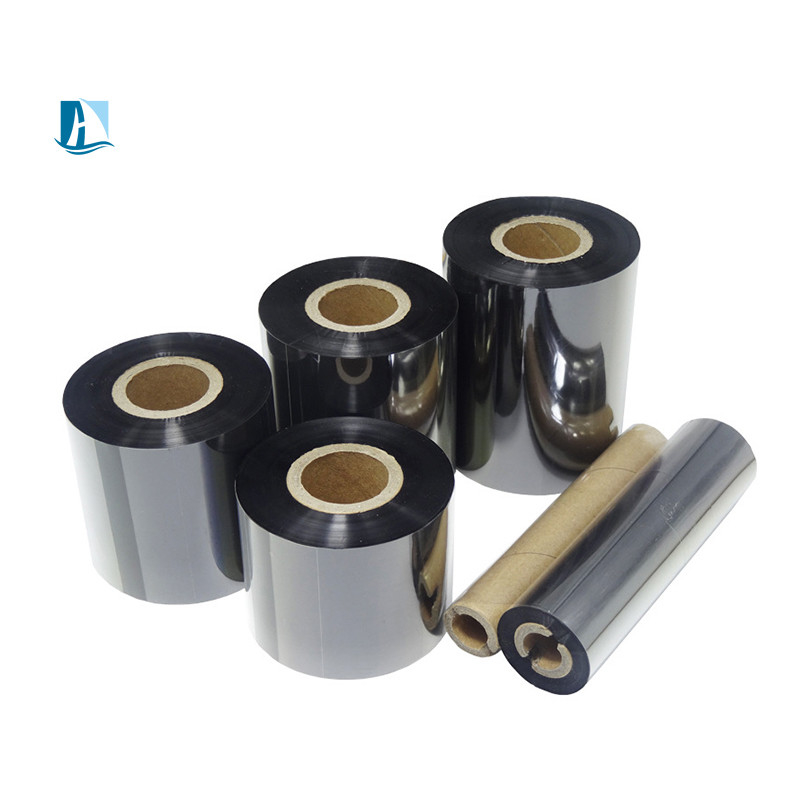 Velocidad de codificación 30-600/minuto 110mm*300m cinta de cera de transferencia térmica para impresora de código de barras