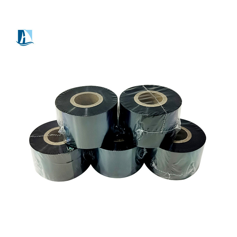 Tinta de resina de papel de oro de 110 mm 300 m TTR cinta de transferencia térmica con largo